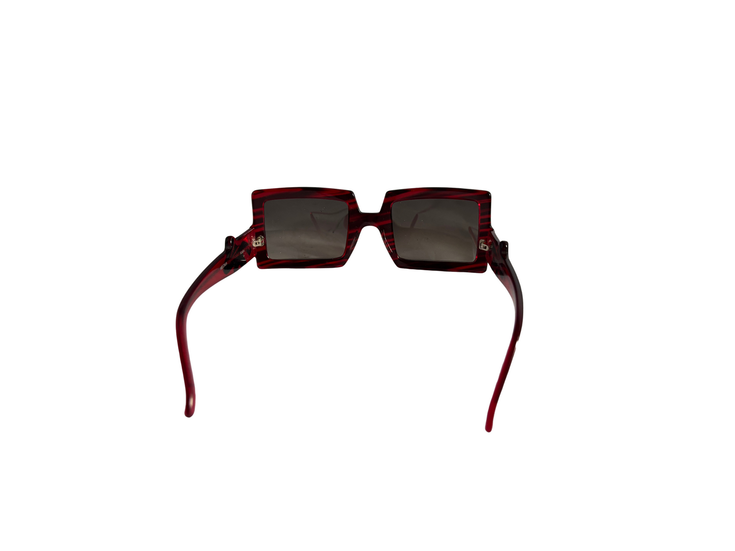 Traction Productions - Lunettes de soleil Vintage rouge et noire - Meonia