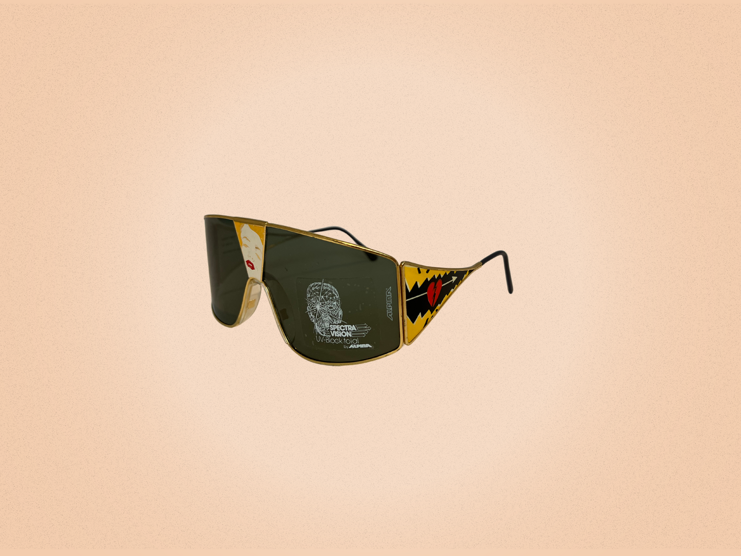 Alpina "Broken Heart" – Lunettes de soleil Vintage - Talking Glasses – Made in W. Germany