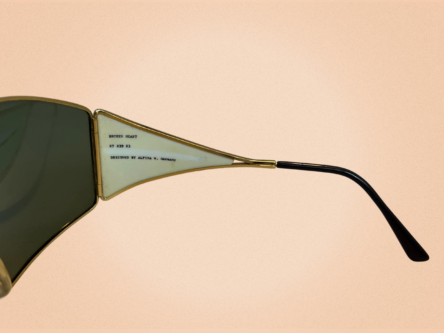Alpina "Broken Heart" – Lunettes de soleil Vintage - Talking Glasses – Made in W. Germany
