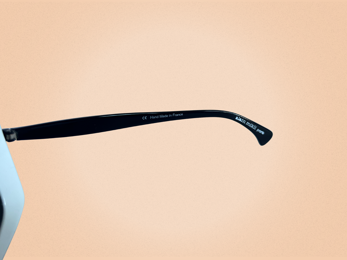 Alain Mikli - Vintage - Modèle 3121 COL 01004 - Lunettes de soleil blanches et noir - Fait main en France