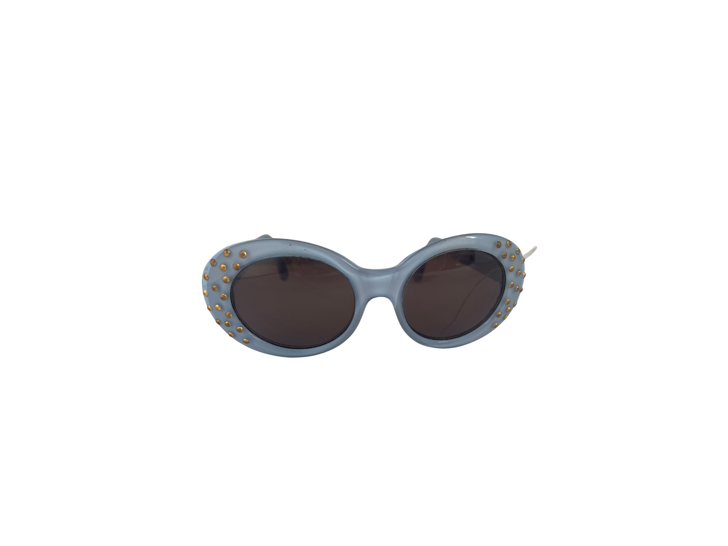 Emmanuelle Khanh - Lunettes de soleil Vintage bleue clair - Modèle 6000 555 220