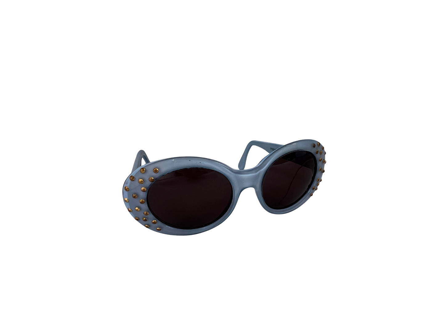 Emmanuelle Khanh - Lunettes de soleil Vintage bleue clair - Modèle 6000 555 220