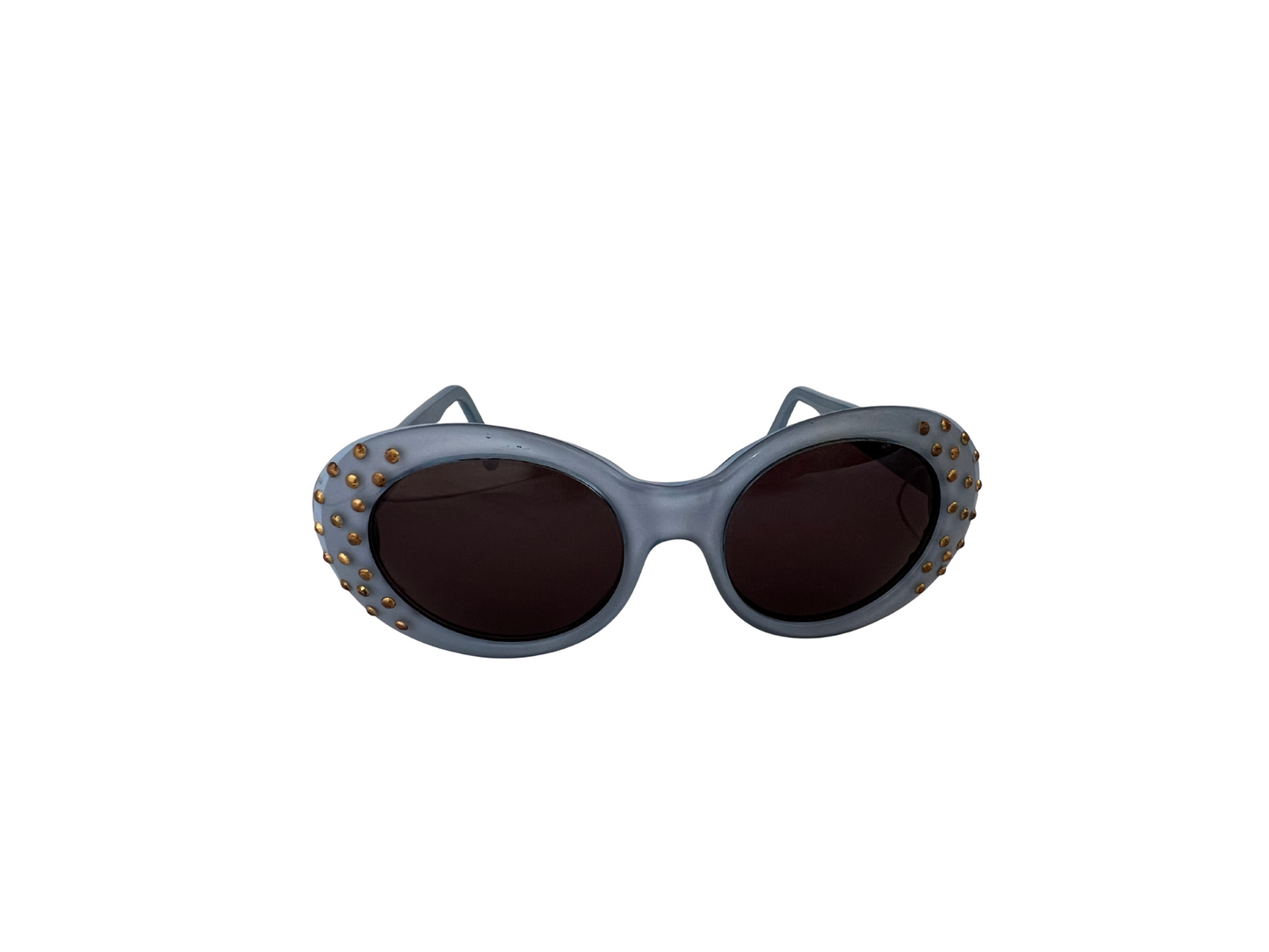 Emmanuelle Khanh - Lunettes de soleil Vintage bleue clair - Modèle 6000 555 220