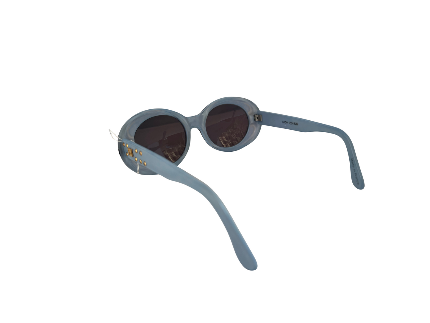 Emmanuelle Khanh - Lunettes de soleil Vintage bleue clair - Modèle 6000 555 220