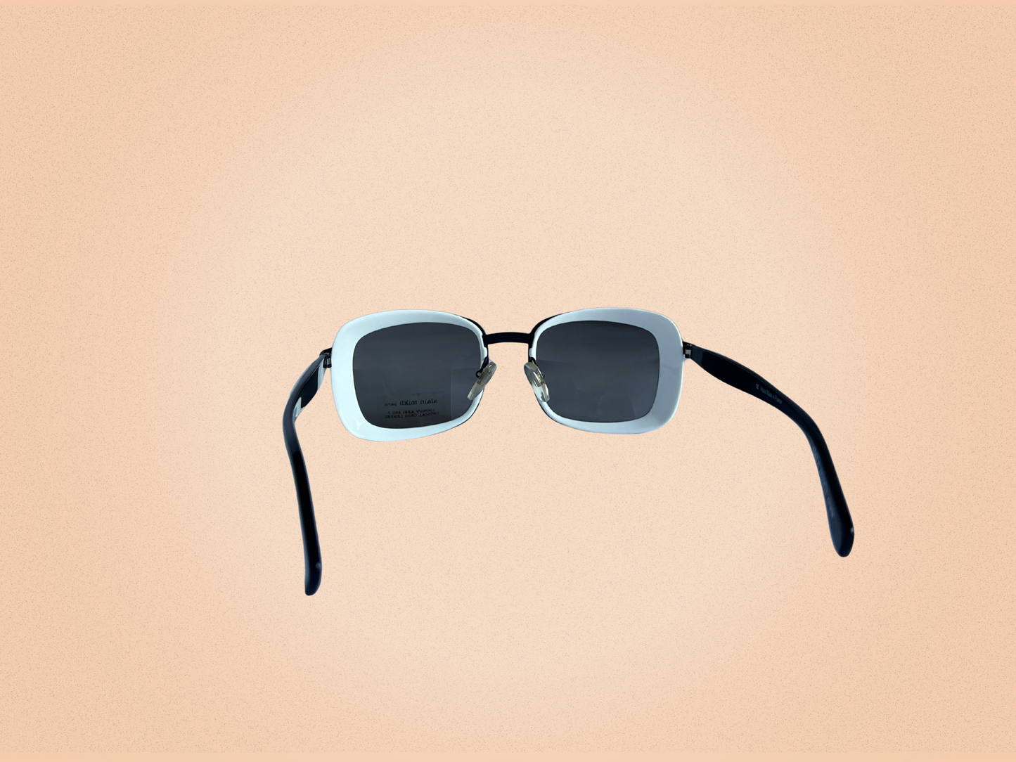 Alain Mikli - Vintage - Modèle 3121 COL 01004 - Lunettes de soleil blanches et noir - Fait main en France