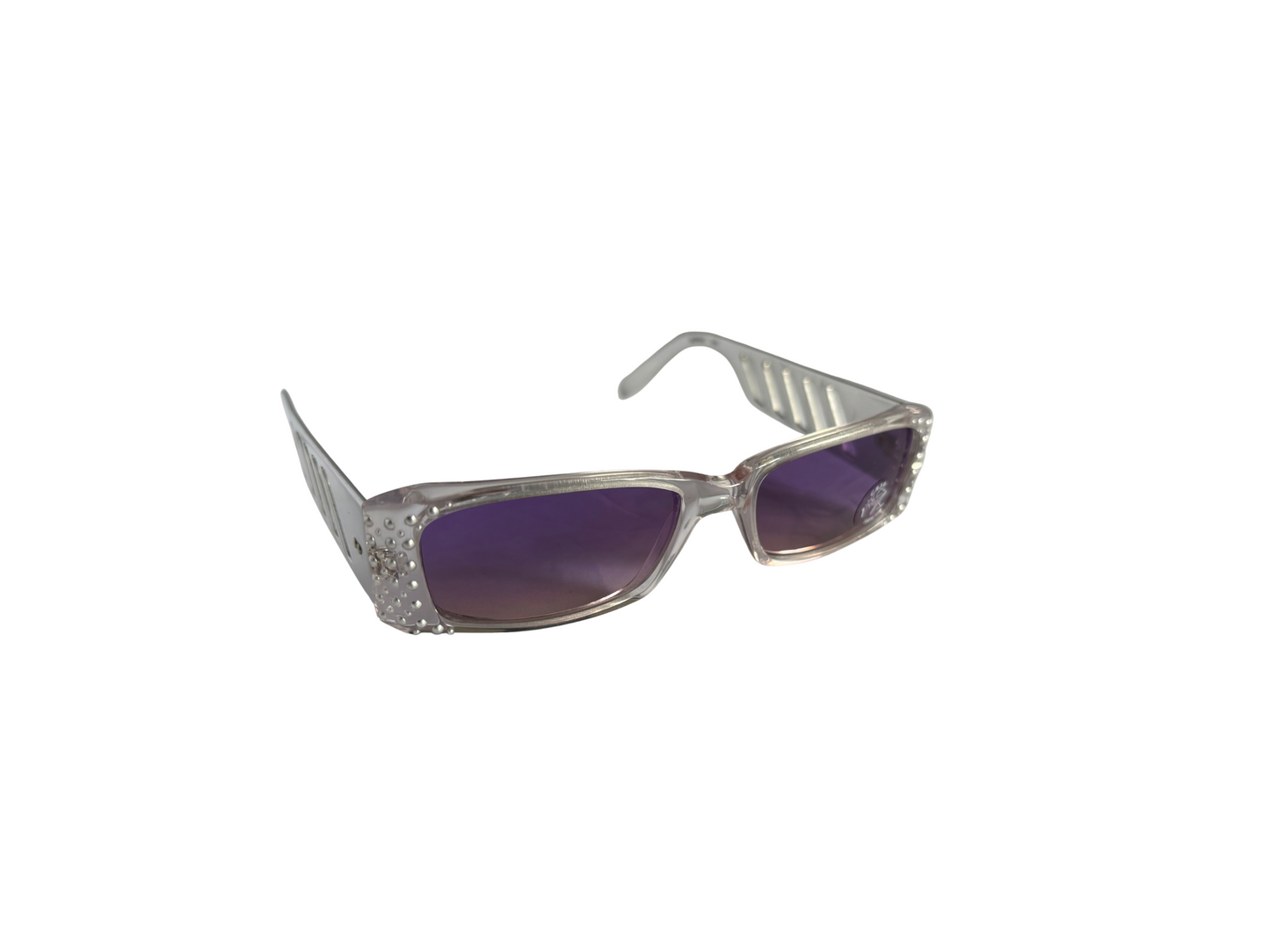 Lunettes de soleil Vintage chrome et transparentes - Sky Eyes JF REY - Modèle Sergio 1413