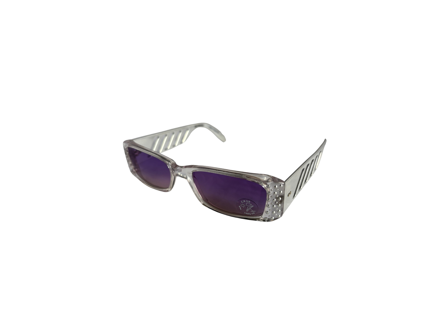Lunettes de soleil Vintage chrome et transparentes - Sky Eyes JF REY - Modèle Sergio 1413