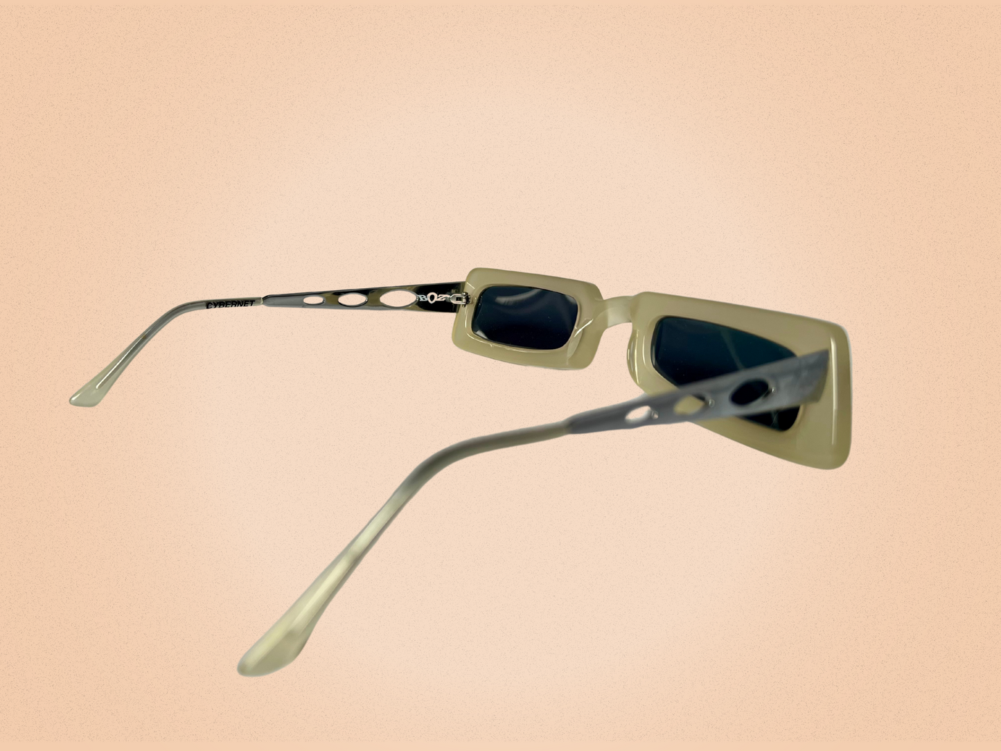 BOZ – Lunettes de soleil vintage "Cybernet" – Acétate nacré & verres bleus – Fabriquées en France 🇫🇷