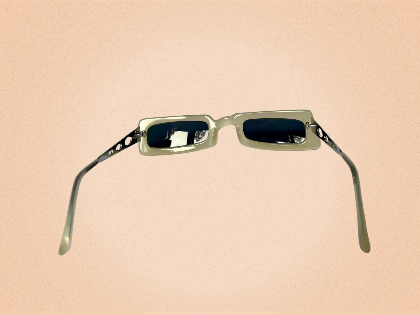 BOZ – Lunettes de soleil vintage "Cybernet" – Acétate nacré & verres bleus – Fabriquées en France 🇫🇷