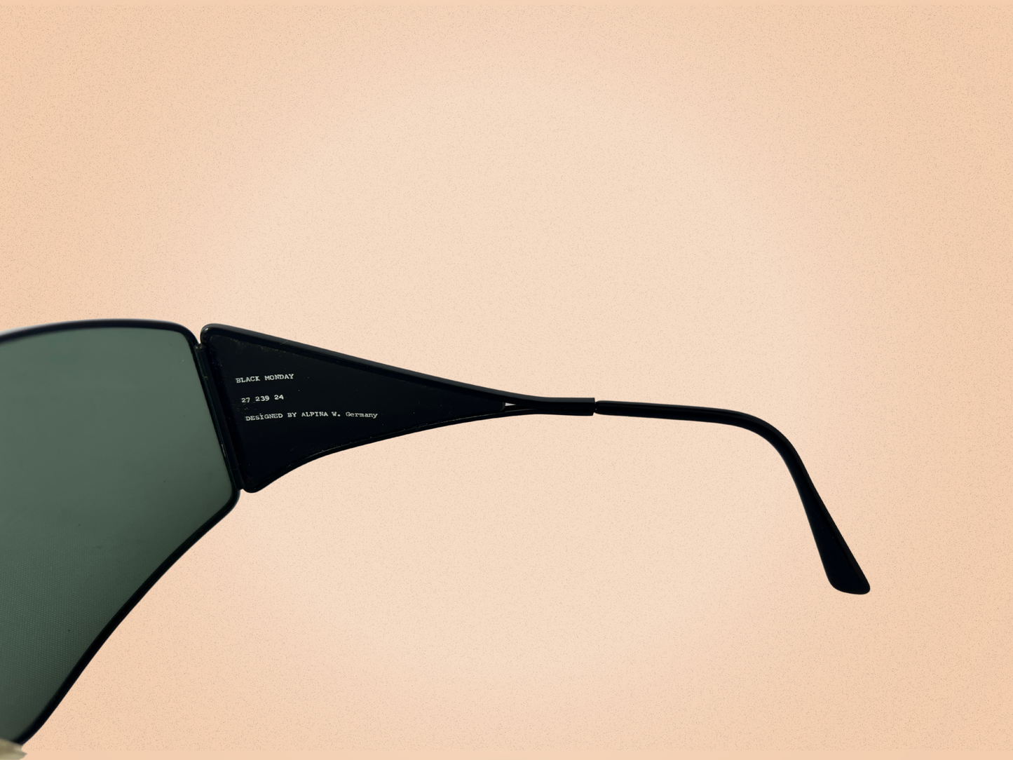Alpina “Black Monday” – Talking Glasses (W. Germany) - Vintage