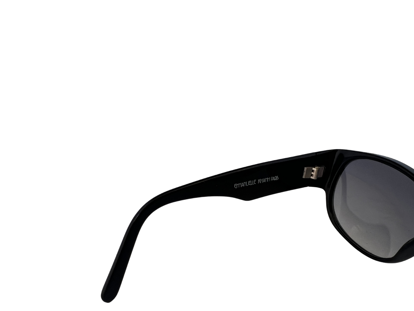 Emmanuelle Khanh - Lunettes de soleil Vintage noires à Strass - Modèle 2021 BL / RS 16