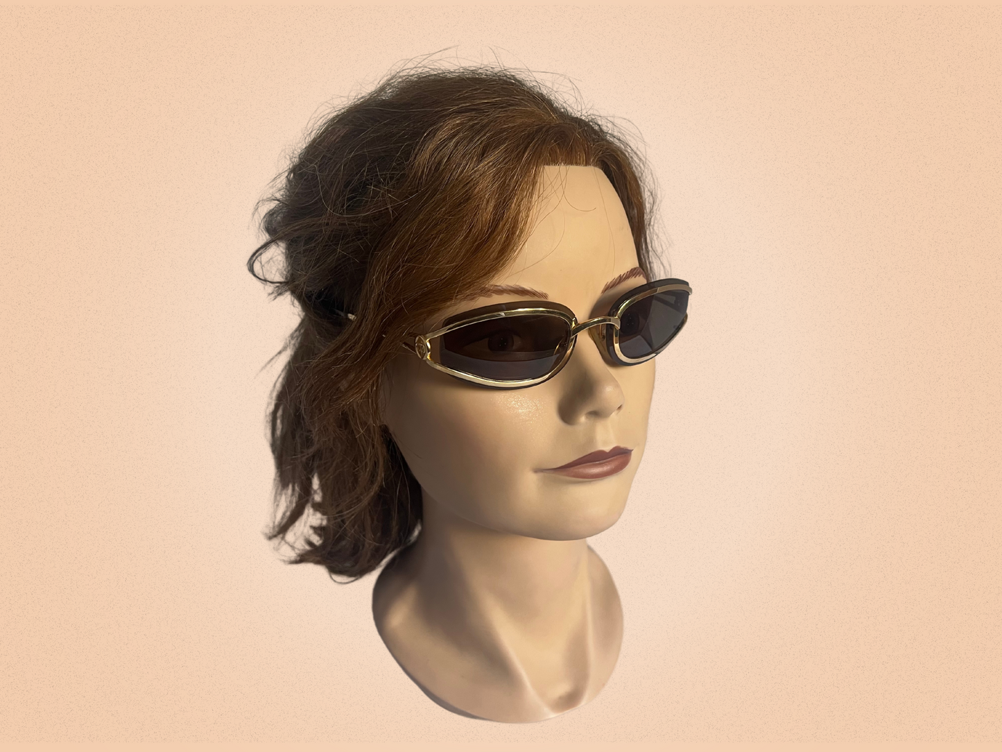 Christian Dior CD 2043 – Lunettes de soleil vintage – Dorées – Made in Austria – Années 80