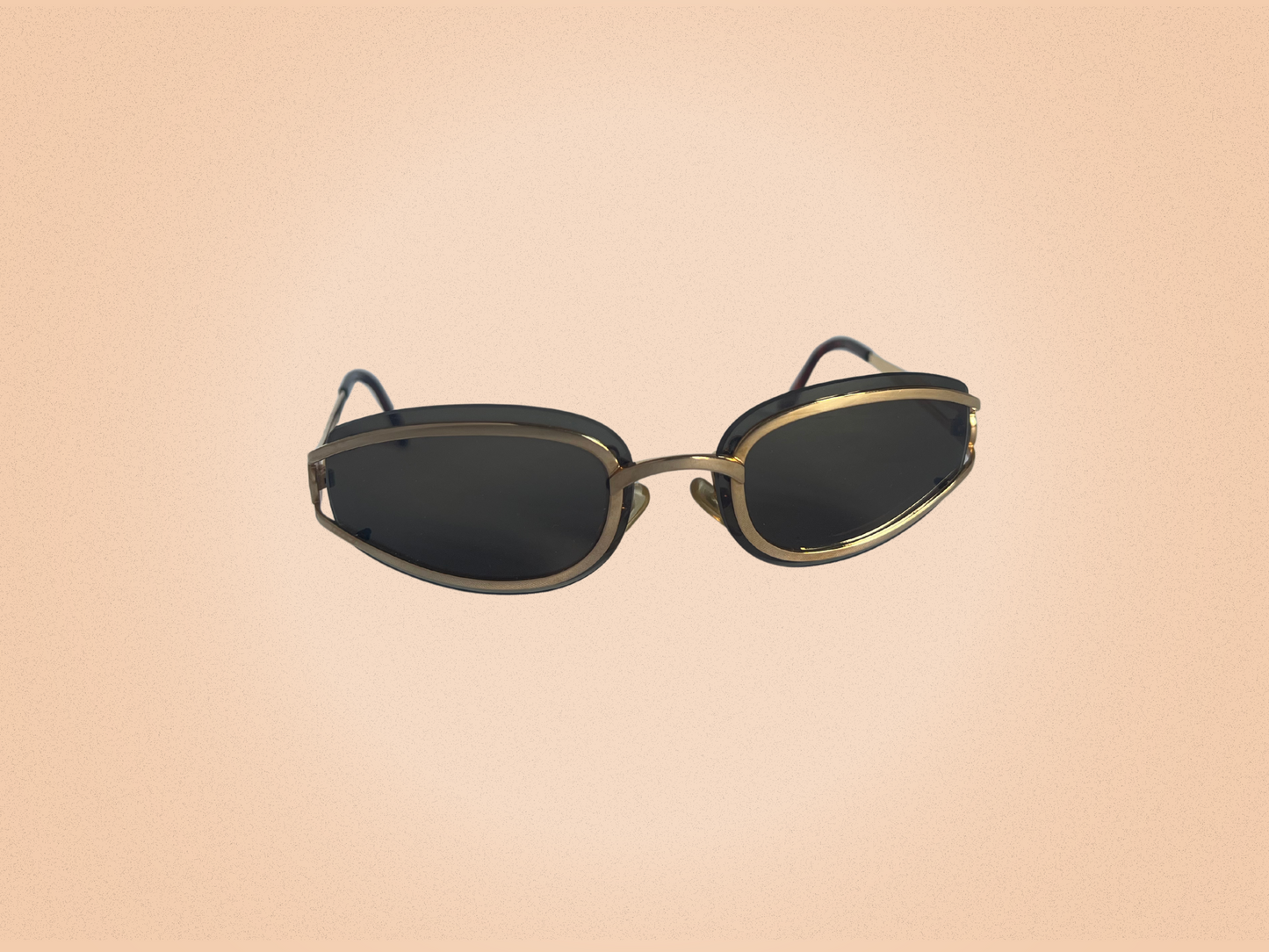 Christian Dior CD 2043 – Lunettes de soleil vintage – Dorées – Made in Austria – Années 80