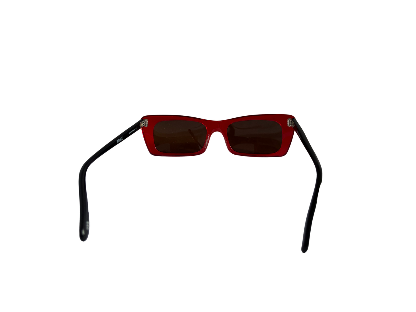 BOZ - Lunettes de soleil Vintage - Rouges et Noires - Made in France