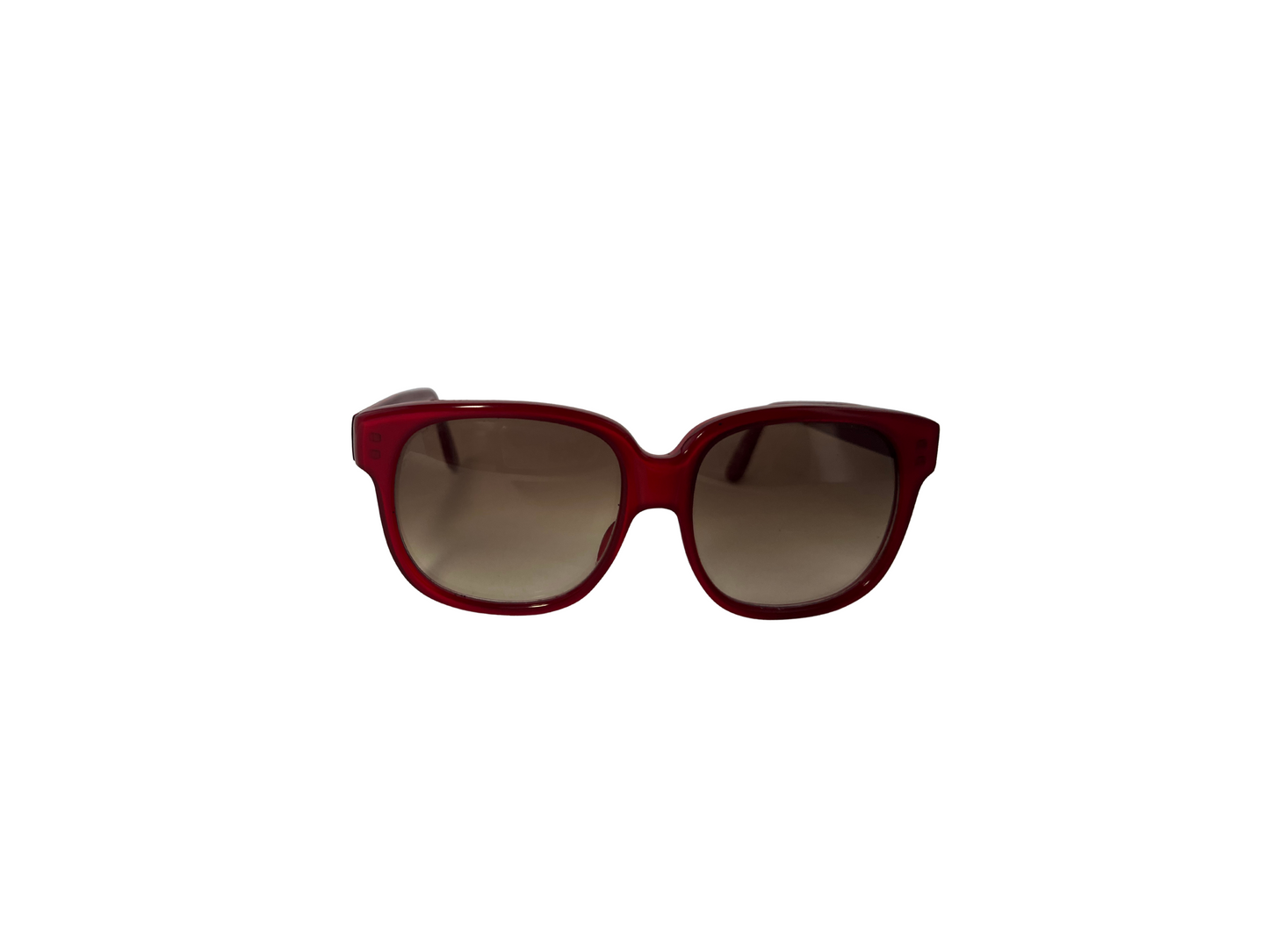 Emmanuelle Kahnh - Lunettes de soleil Vintage Rouges - Modèle 8680 69