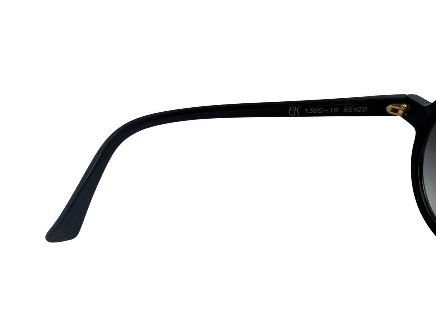 Emmanuelle Kahnh - Lunettes de soleil Vintage rondes - Noir - Handmade in France - Modèle 1300 - 16