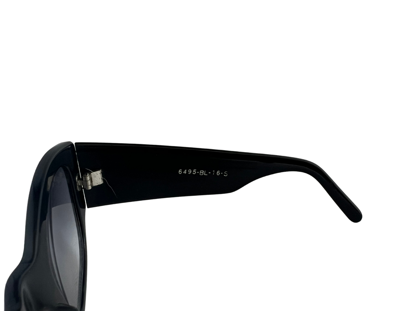 Emmanuelle Kahnh Sport Optique - Lunettes de soleil à Strass Vintage - Noir - Handmade in France - Modèle 6495 - BL - 16 - S