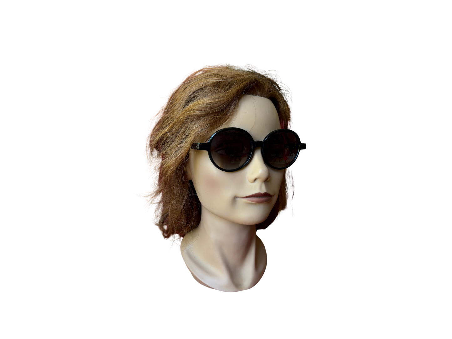 Emmanuelle Kahnh - Lunettes de soleil Vintage rondes - Noir - Handmade in France - Modèle 1300 - 16