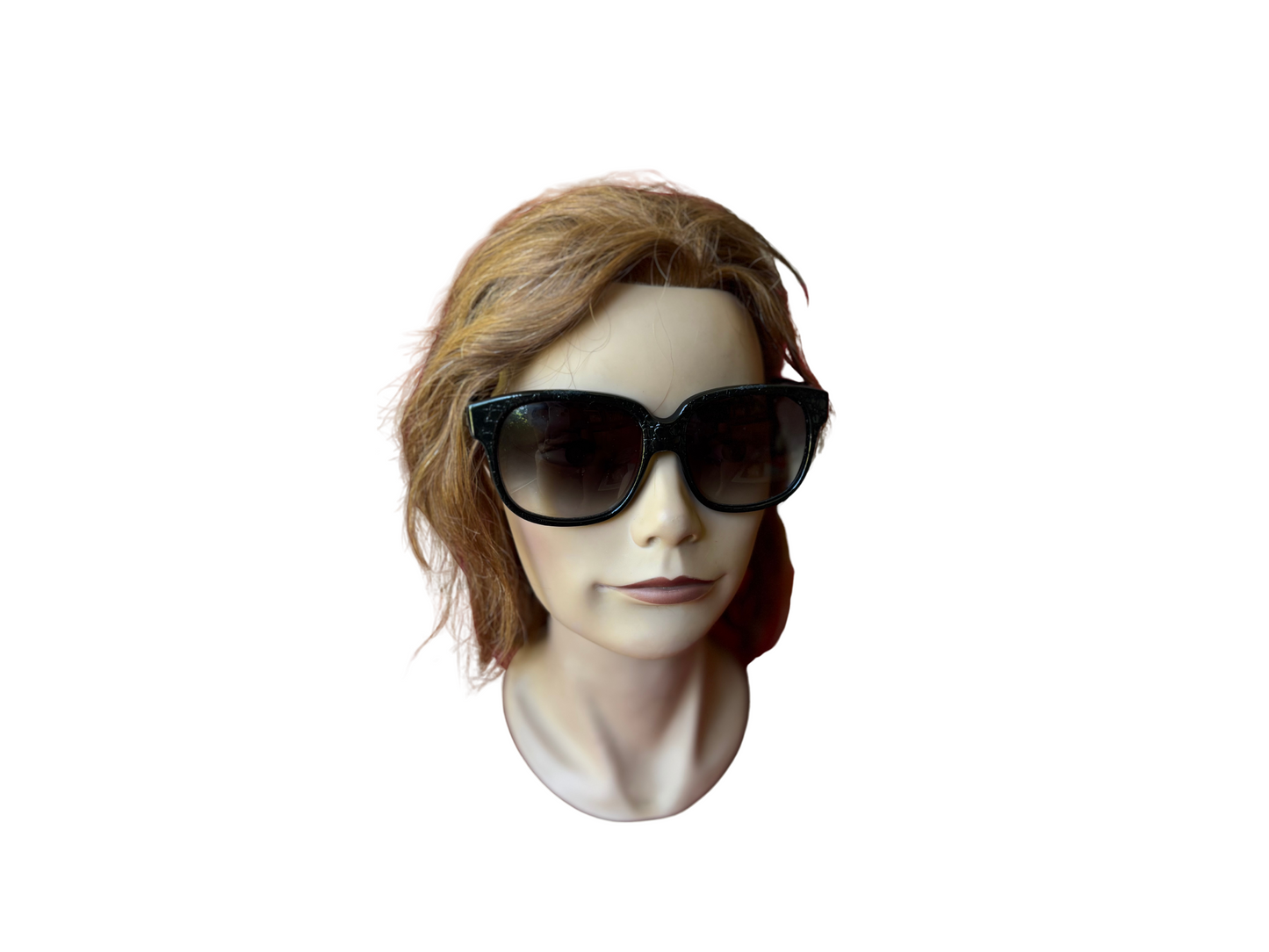 Emmanuelle Kahnh - Lunettes de soleil Vintage Noires - Acétate - Made in France - Vintage 8080 16