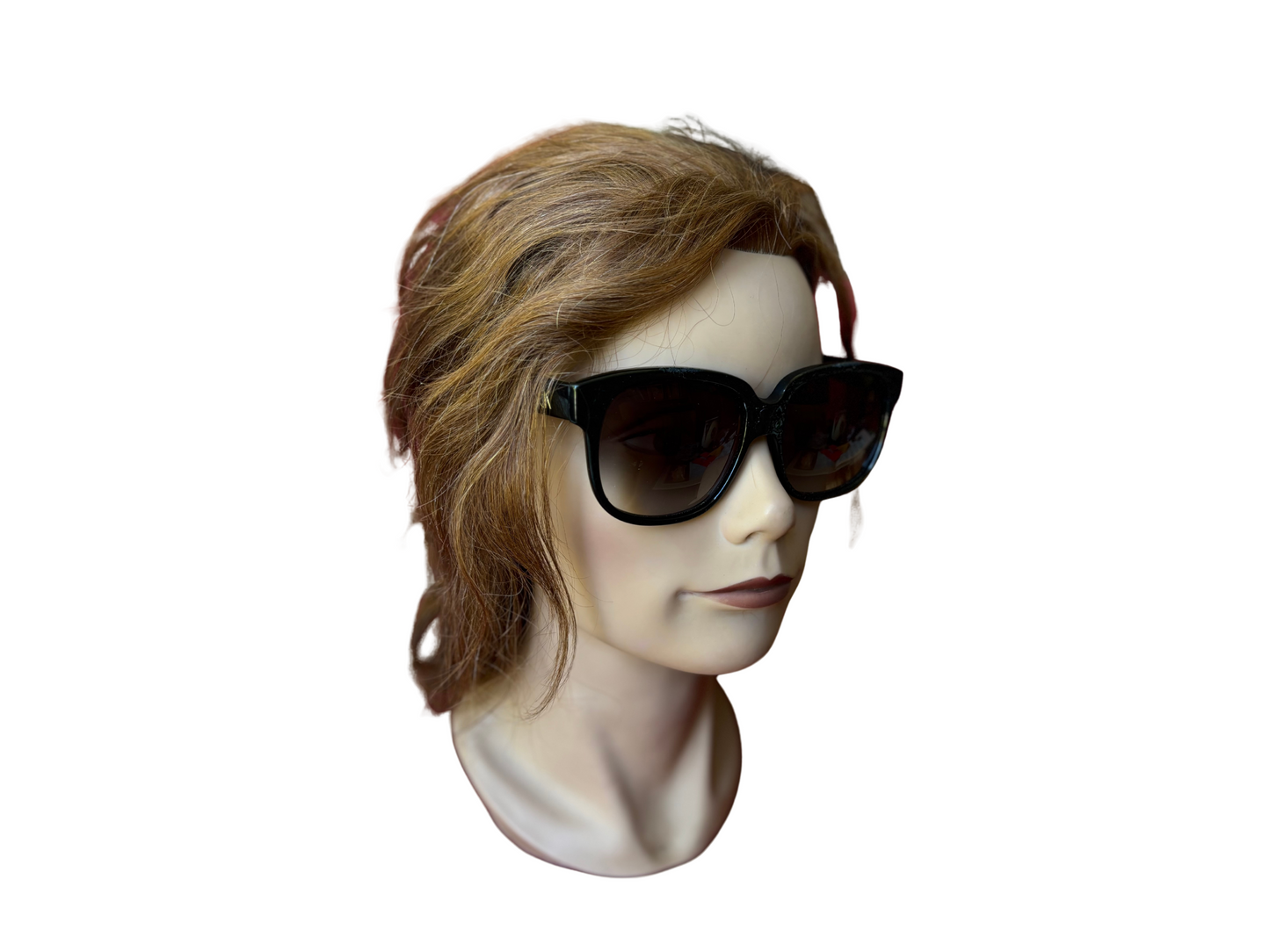 Emmanuelle Kahnh - Lunettes de soleil Vintage Noires - Acétate - Made in France - Vintage 8080 16