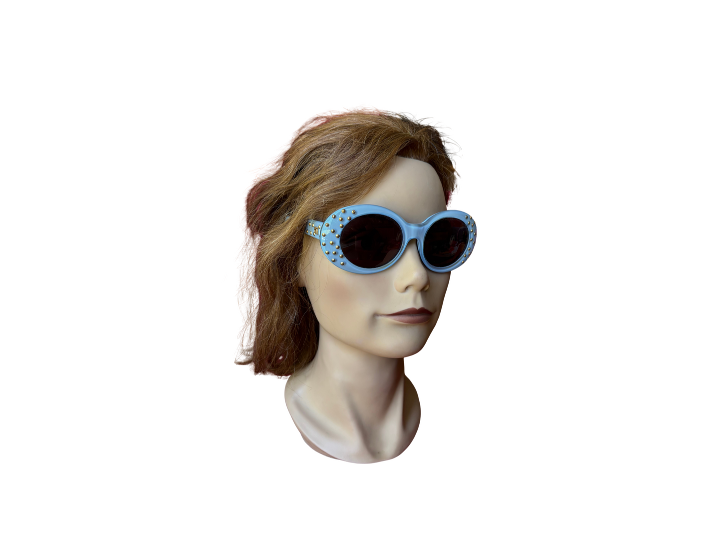 Emmanuelle Khanh - Lunettes de soleil Vintage bleue clair - Modèle 6000 555 220