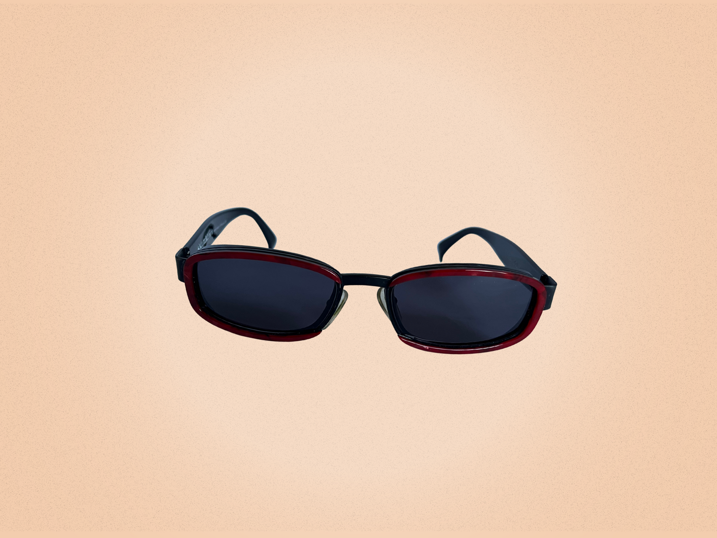Alain Mikli - Lunettes de soleil rouge et noir Vintage - Modèle 3234 COL 01123 - Fait main en France