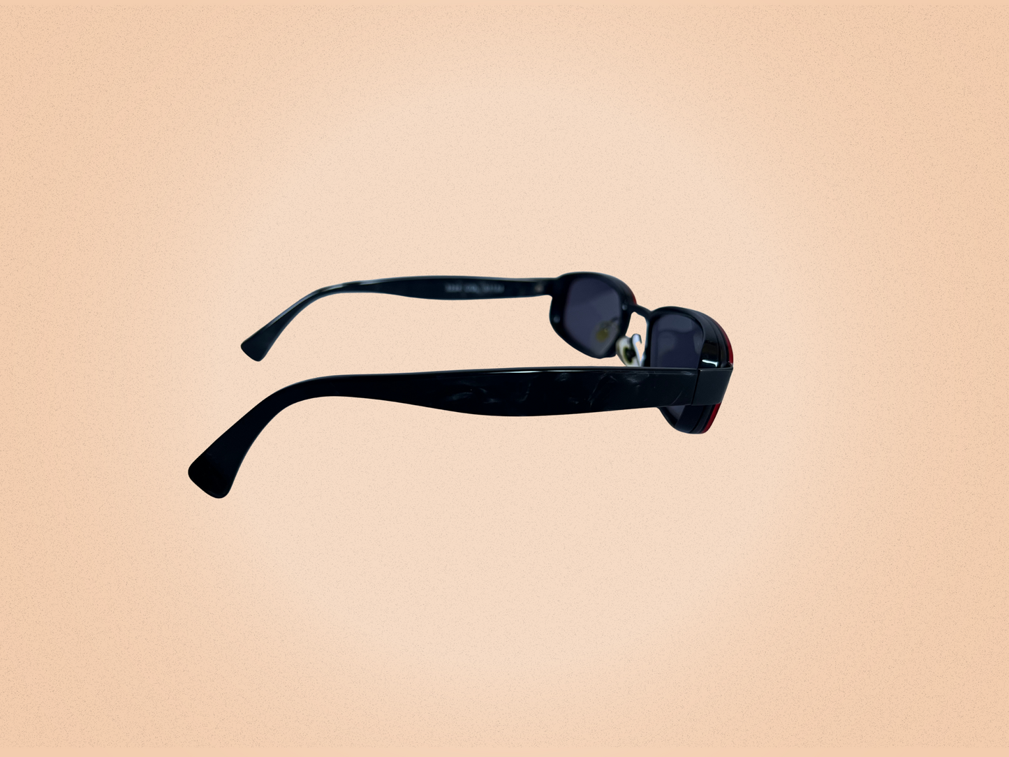Alain Mikli - Lunettes de soleil rouge et noir Vintage - Modèle 3234 COL 01123 - Fait main en France