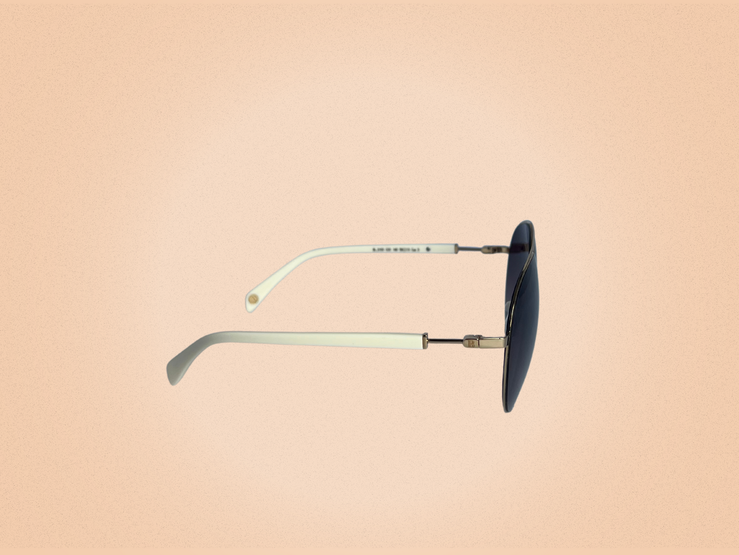 Lunettes de Soleil Balmain Paris – Modèle BL 2103 C03 – Blanc & Doré – Fabriquées en France