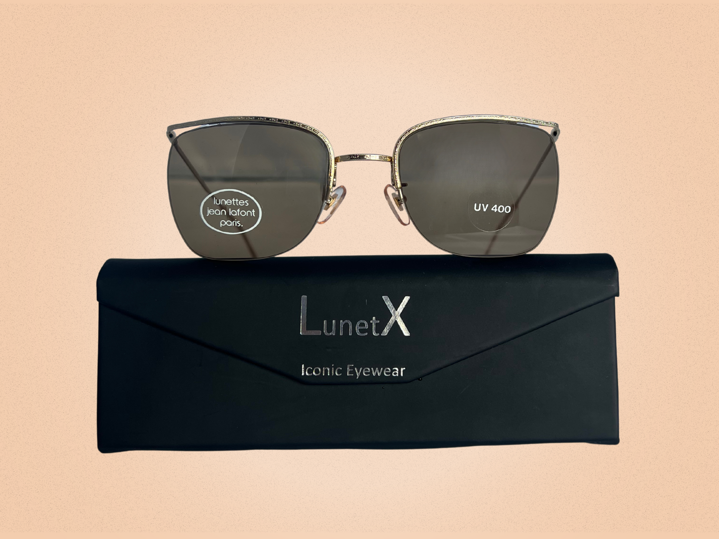 Jean Lafont Paris – Lunettes de soleil modèle "Macao" – Monture dorée – Fabriquées en France 🇫🇷