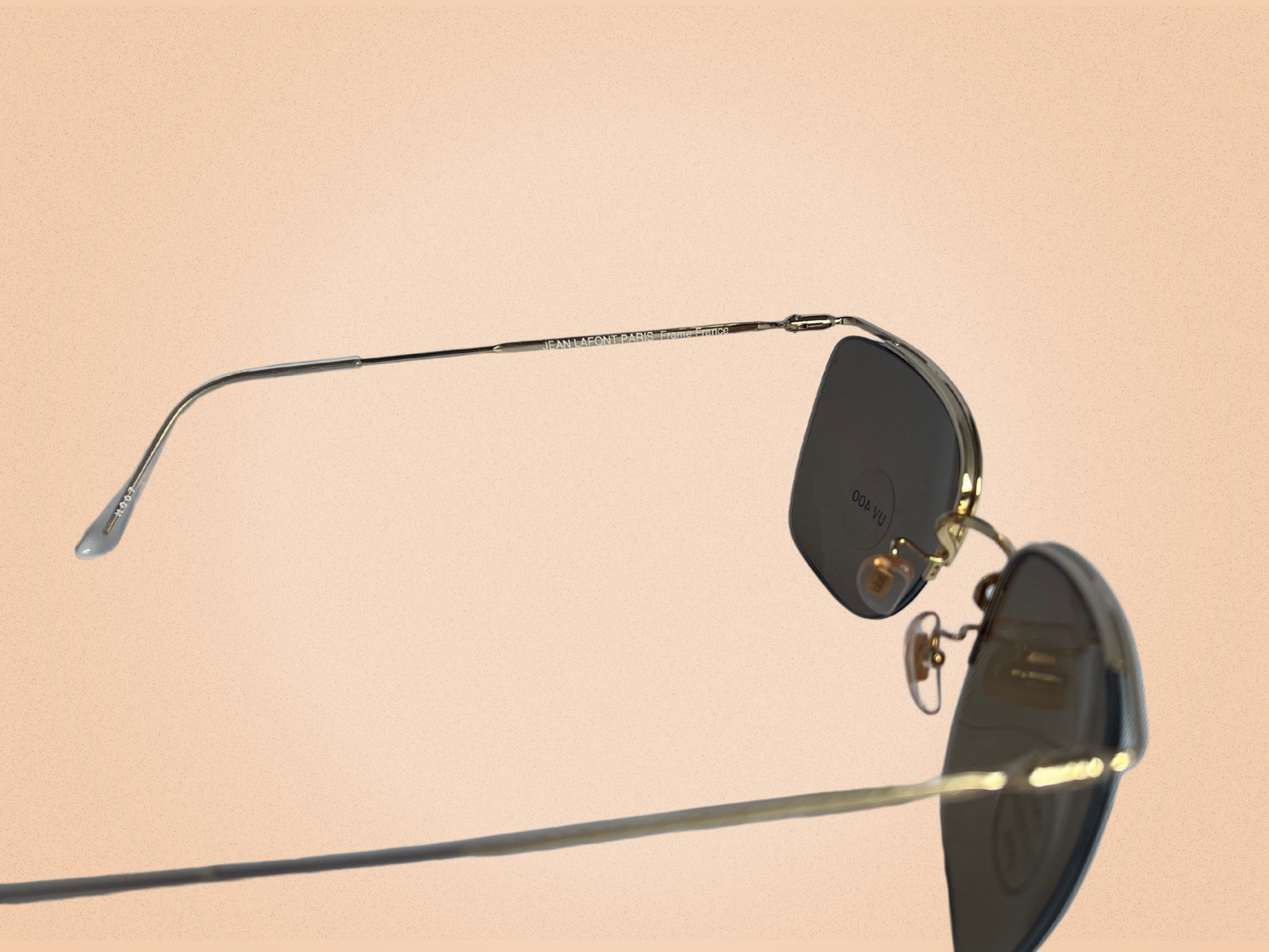 Jean Lafont Paris – Lunettes de soleil modèle "Macao" – Monture dorée – Fabriquées en France 🇫🇷