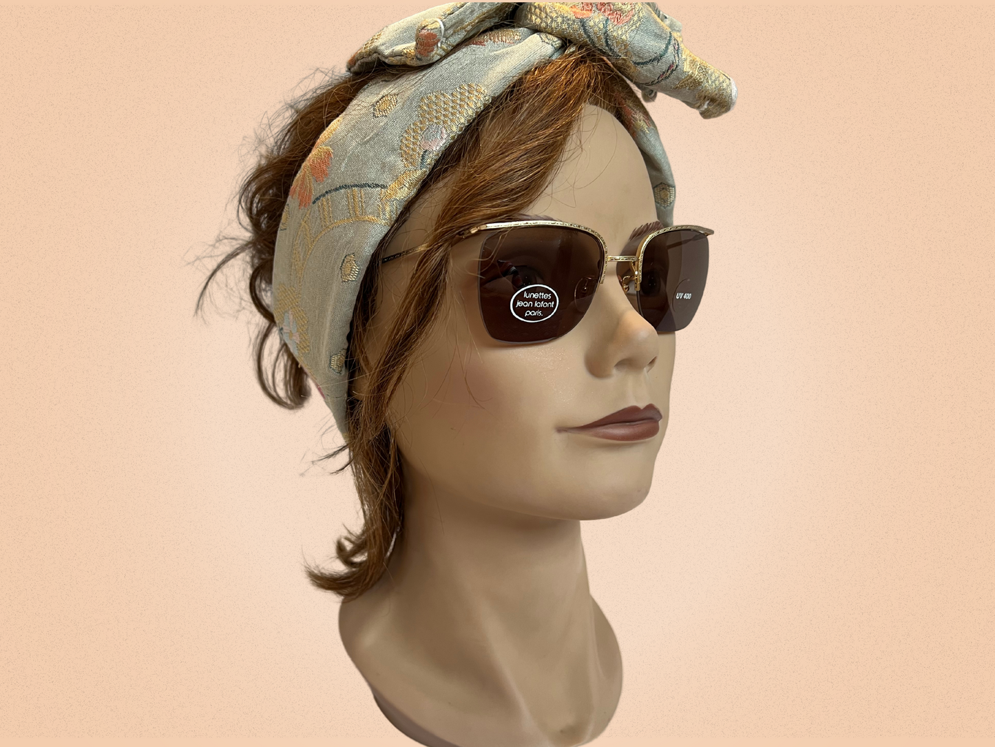 Jean Lafont Paris – Lunettes de soleil modèle "Macao" – Monture dorée – Fabriquées en France 🇫🇷