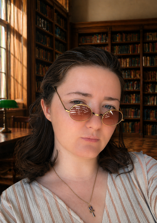 Lunettes de soleil Vintage rondes - Metal - Made in France