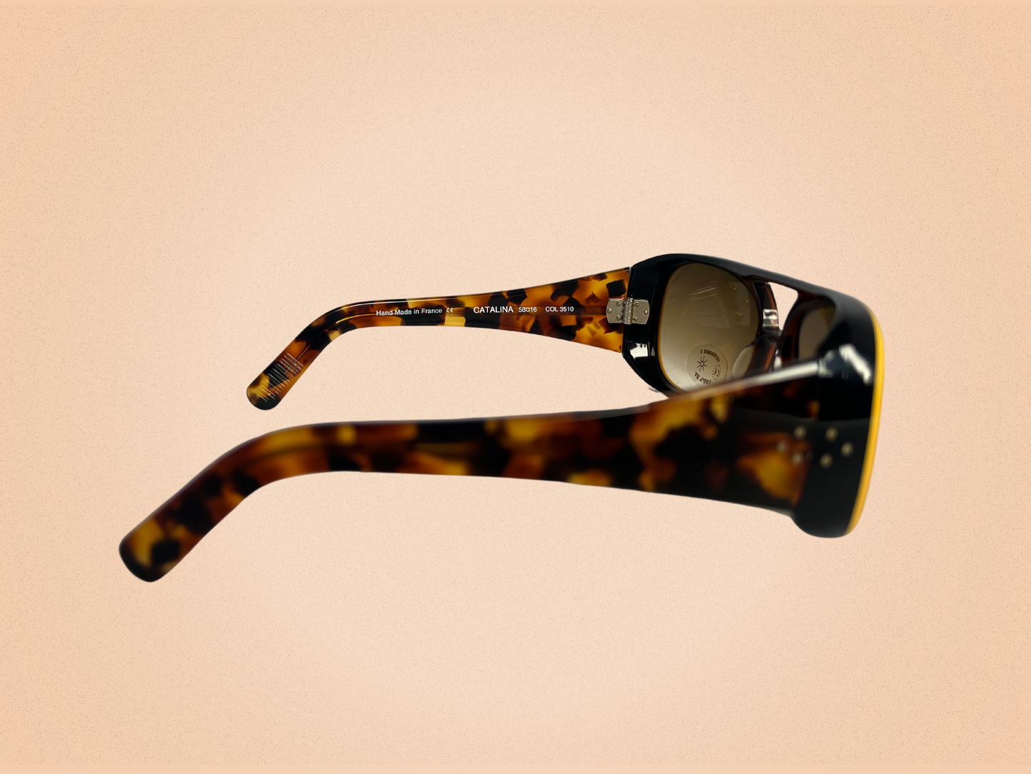 Morgenthal Frederics – Lunettes de soleil vintage "Catalina" – Acétate écaille – Fabriquées à la main en France 🇫🇷