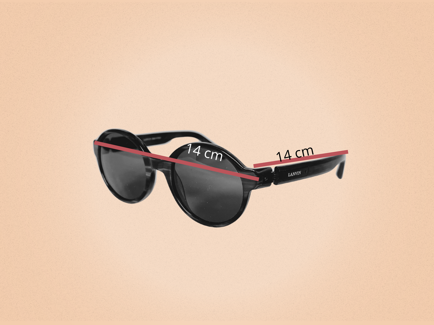 Lanvin – Lunettes de soleil vintage bordeaux LV4122 – Élégance française intemporelle