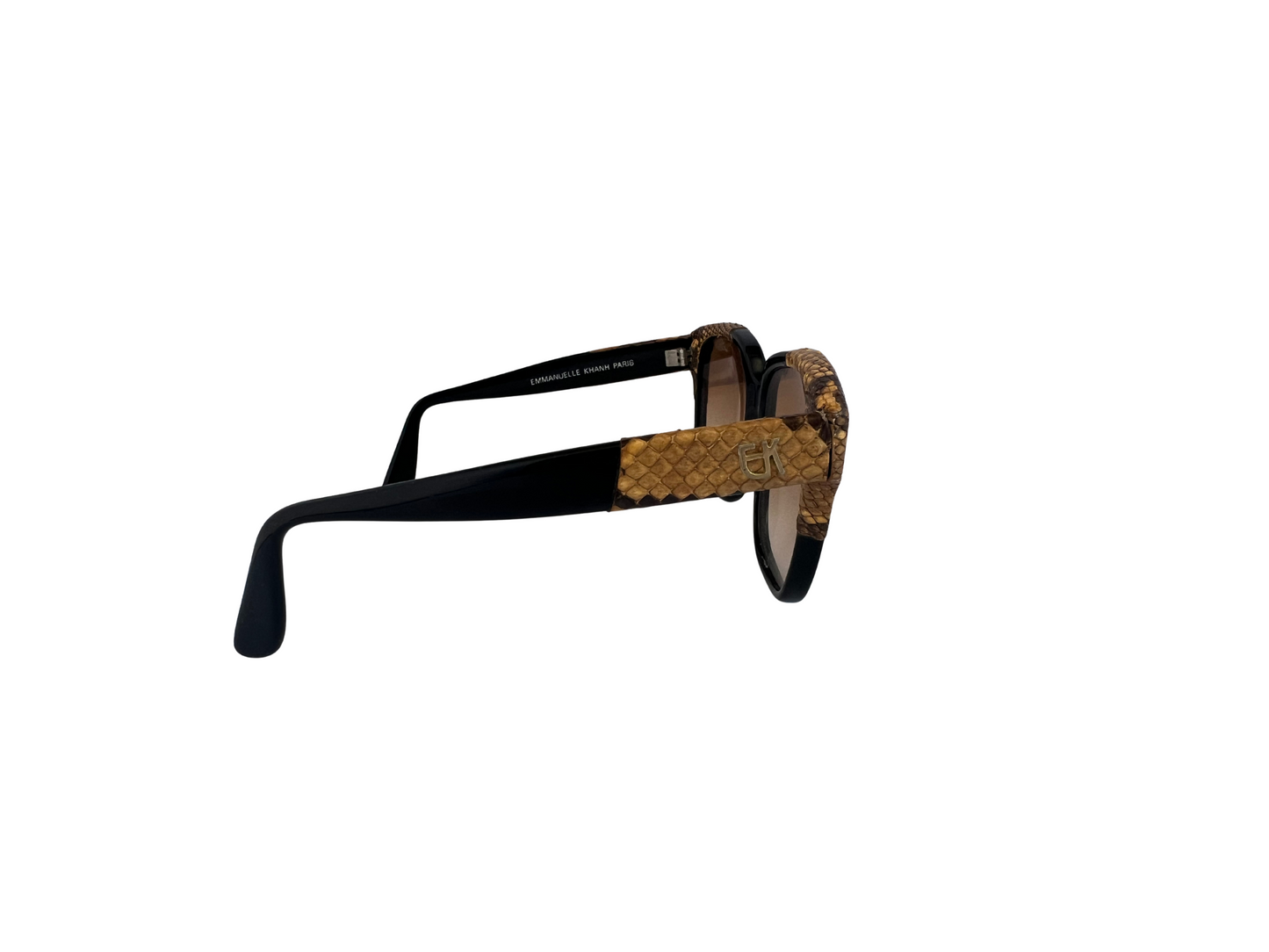 Emmanuelle Khanh - Lunettes de soleil Vintage en Pyhton - Modèle 8780 16 PP