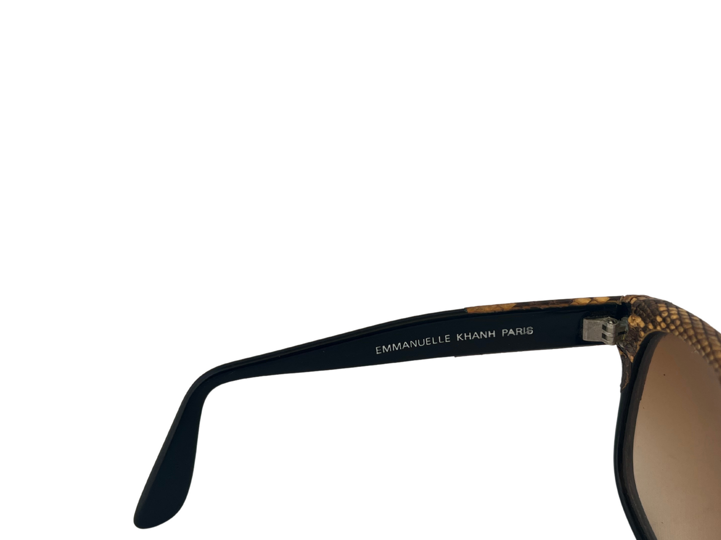 Emmanuelle Khanh - Lunettes de soleil Vintage en Pyhton - Modèle 8780 16 PP