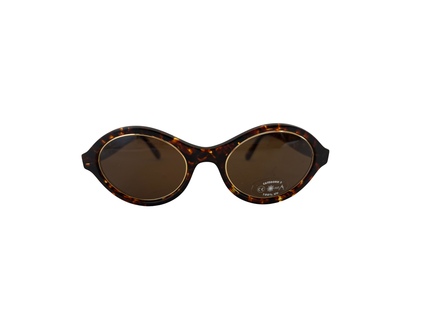 Lunettes de soleil Parisline - Vintage - Marron écailles - made in France