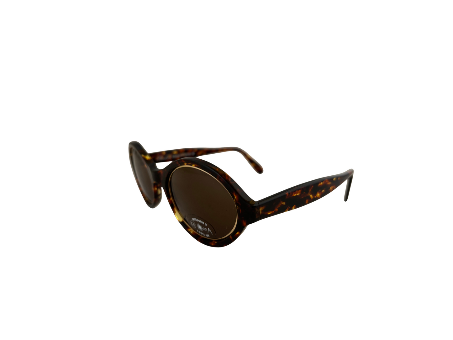 Lunettes de soleil Parisline - Vintage - Marron écailles - made in France