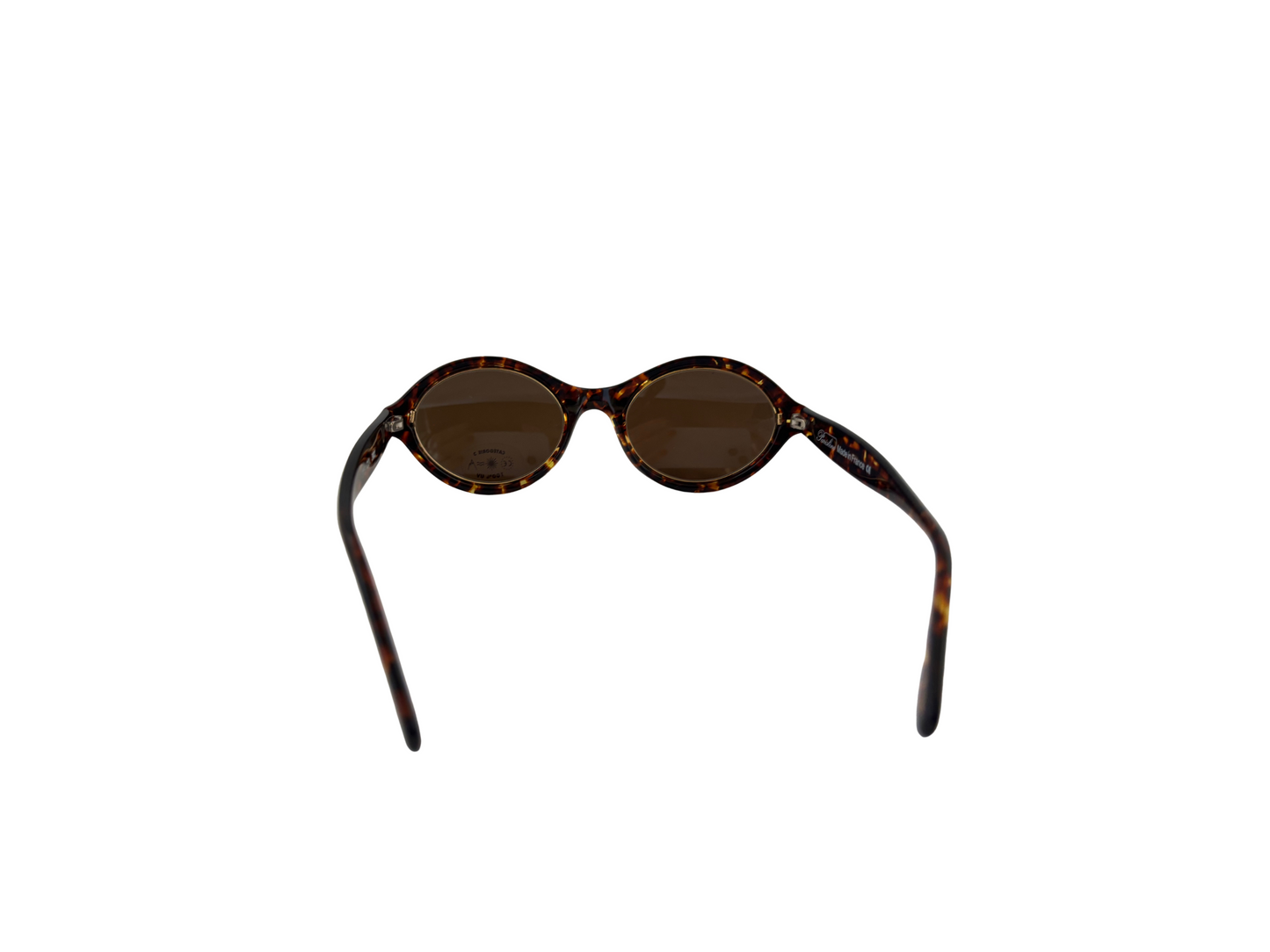 Lunettes de soleil Parisline - Vintage - Marron écailles - made in France