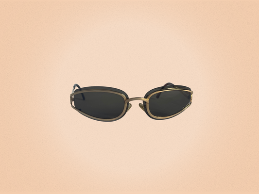 Christian Dior CD 2043 – Lunettes de soleil vintage – Dorées – Made in Austria – Années 80