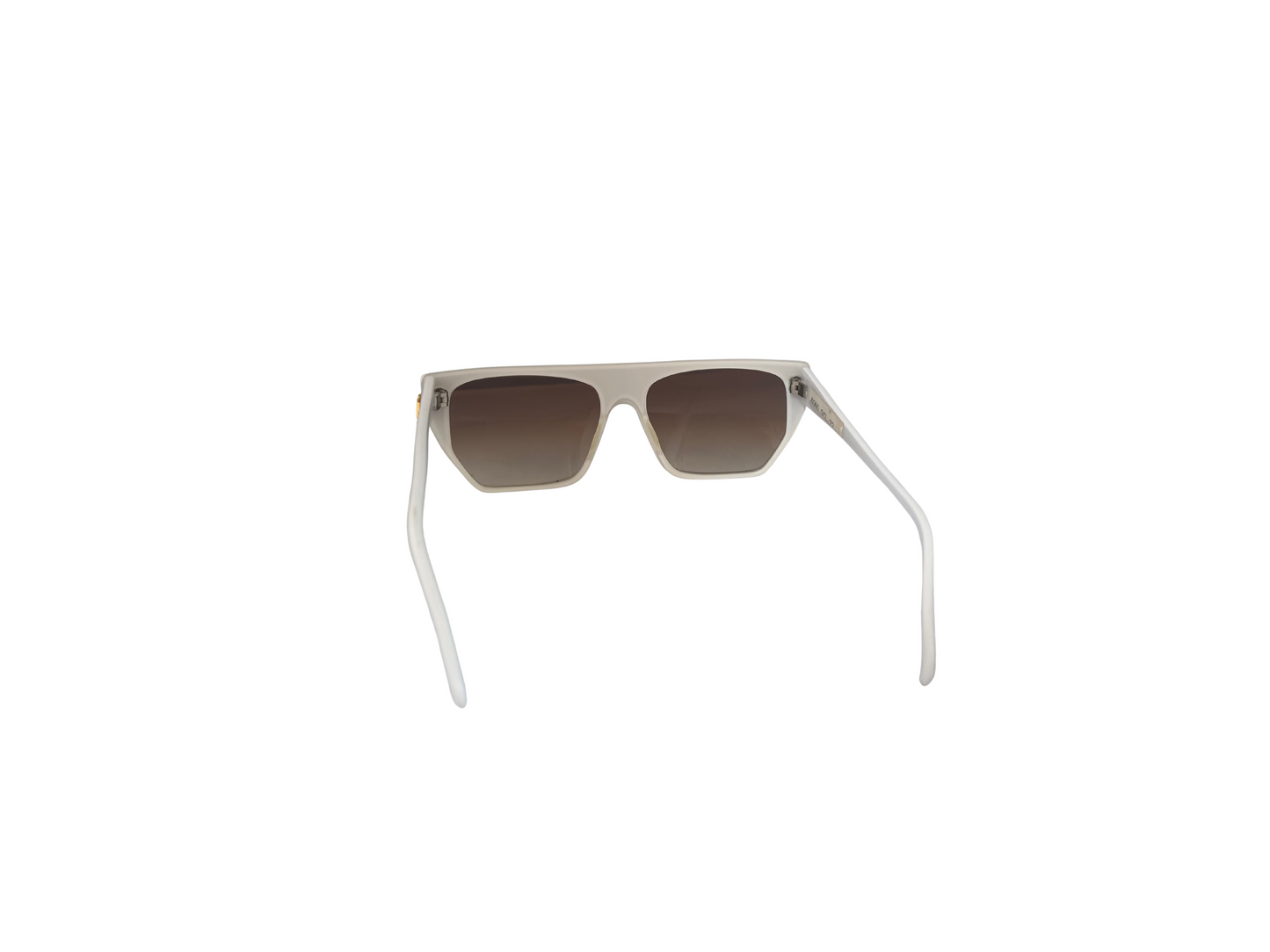 Emmanuelle Khanh - Lunettes de soleil Vintage blanches - Modèle 6060 GCL 77