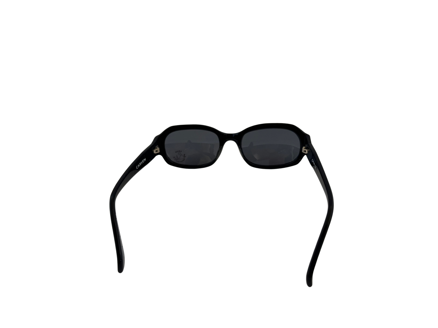 Carven - Lunettes de soleil Noires Vintage - Modèle CA359 C2 - Handmade in France