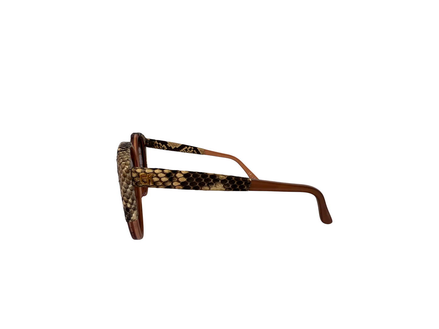 Emmanuelle Khanh - Lunettes de soleil Vintage Pyhton - Modèle 58/20 - Made in France