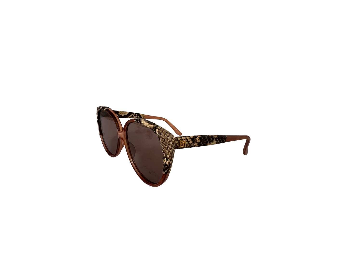 Emmanuelle Khanh - Lunettes de soleil Vintage Pyhton - Modèle 58/20 - Made in France