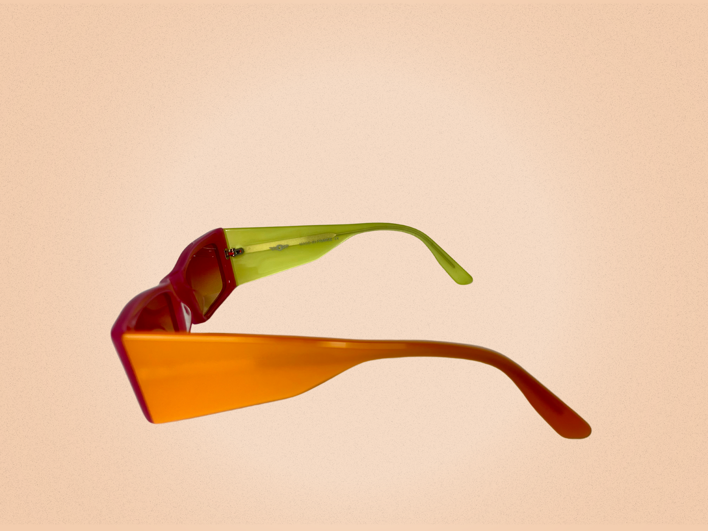 Lunettes de créateur BOZ – Monture vintage française unique – État neuf avec étiquette – Pièce artistique d’exception