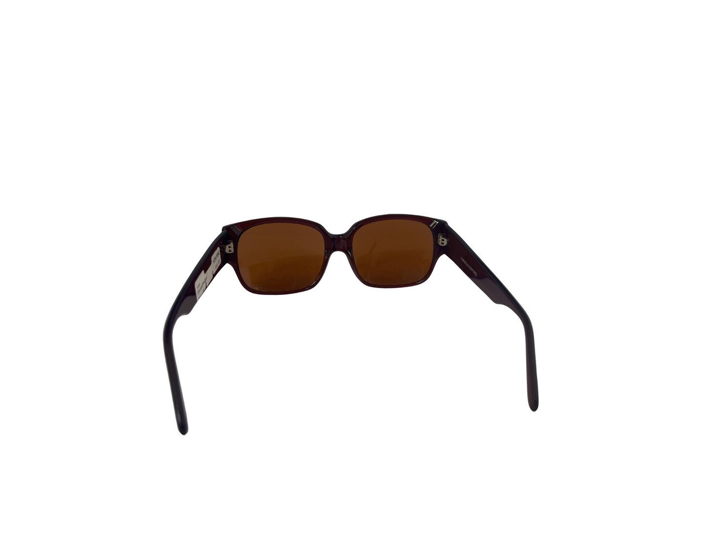 Emmanuelle Kahnh - Lunettes de soleil Vintage bordeaux brillant  - Modèle 1619
