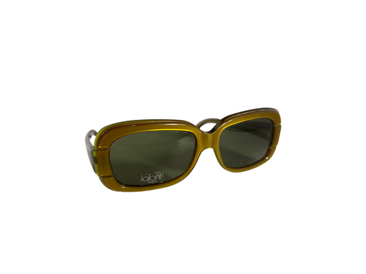 Jean Lafont - Lunettes de soleil Vintage Vert kaki doré - Modèle Style 509 - Made in France