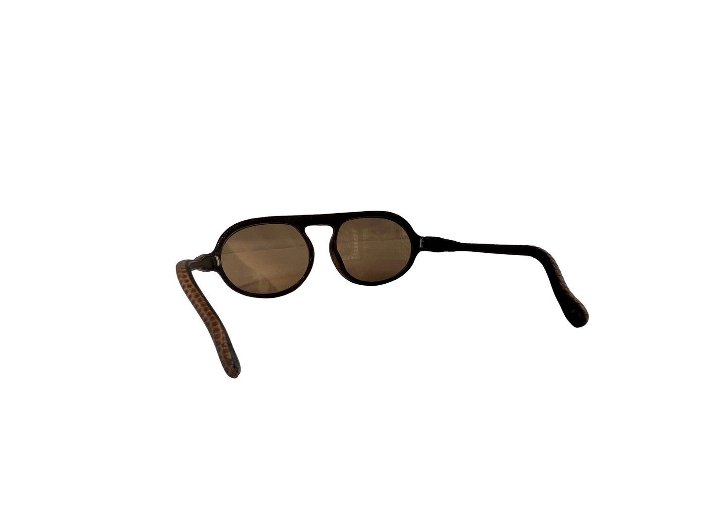 Emmanuelle Kahnh - Lunettes de soleil Vintage en Python - Beige - Ultra rares