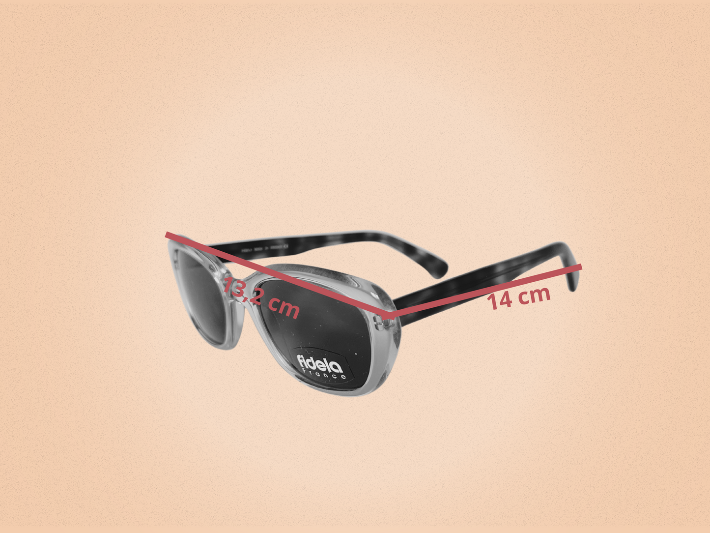 Charade - Fidela  – Lunettes de soleil vintage –  Fabriquées en France