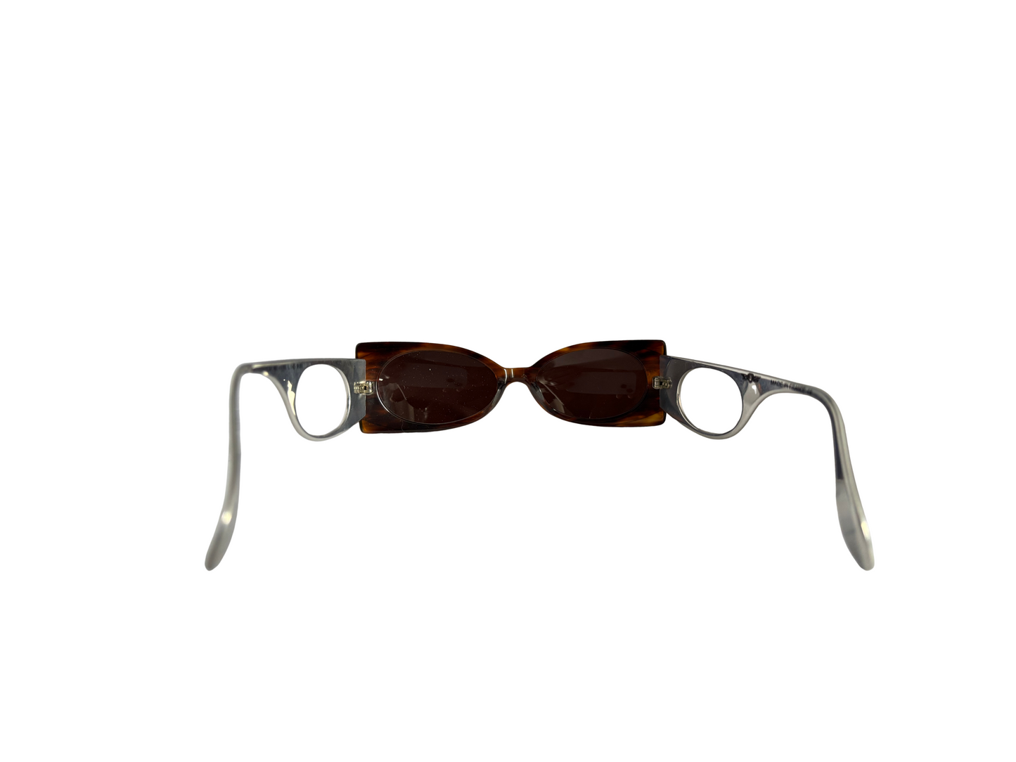 Boz - Lunettes de soleil vintage chrome et marron - modèle ESENCIA - made in France